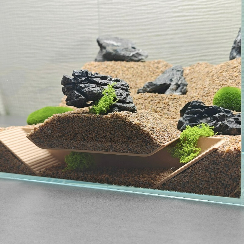 Aquarium Fish Games - Abri pour cachettes d'aquarium, tunnel étagé