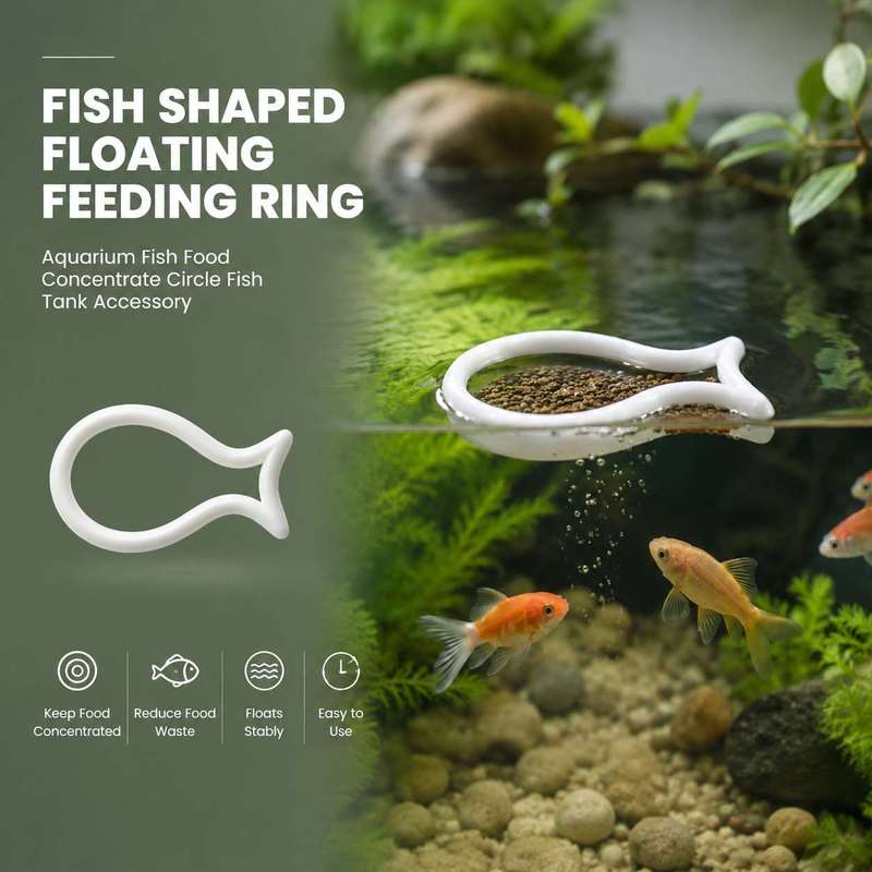 Aquarium Fish Medicine - Anneau flottant en forme de poisson
