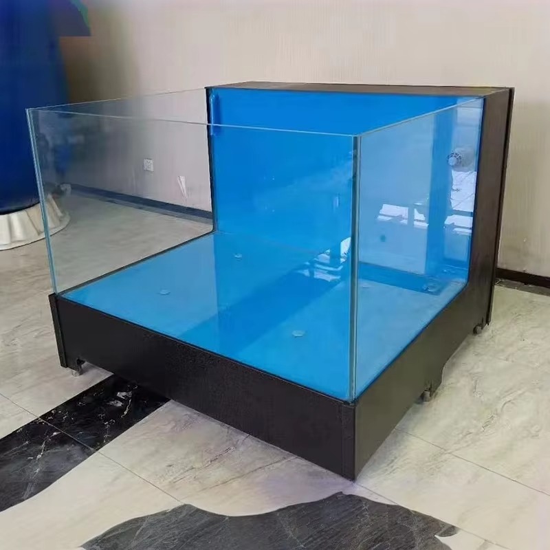 Aquarium Xl - Aquarium carré en verre pour poissons