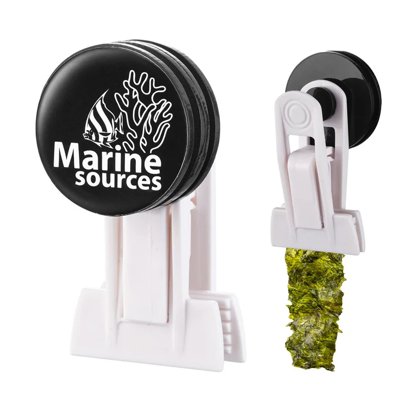 Aquarium Fish Marine - Pince d'alimentation magnétique forte pour Algues,