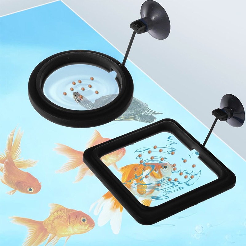 Aquarium Fish Medicine - Station d'alimentation pour aquarium, plateau flottant