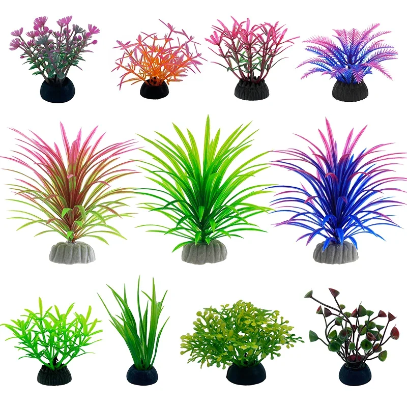 Aquarium Fish Games - Simulation décorative d'aquarium en PVC, feuilles