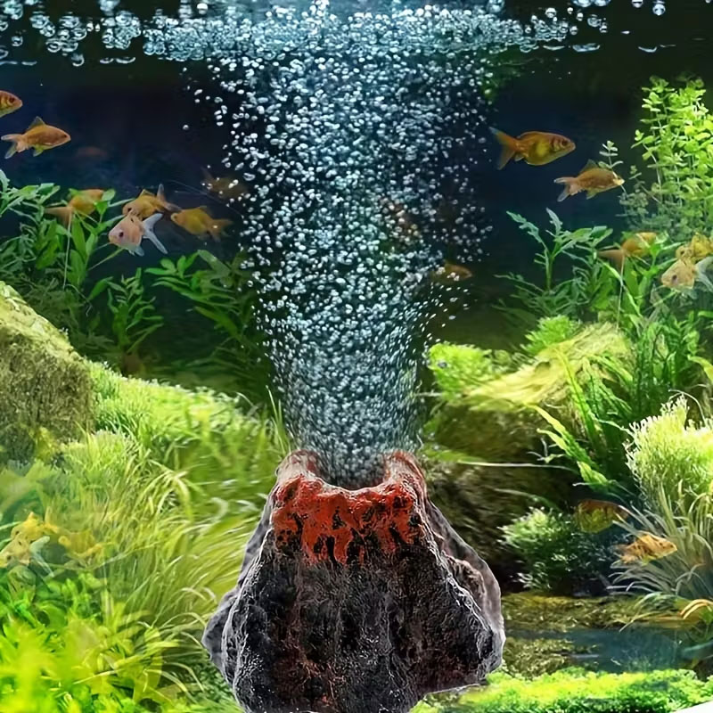 Pierre à bulles volcanique pou - Aquarium Fish Games avis et prix