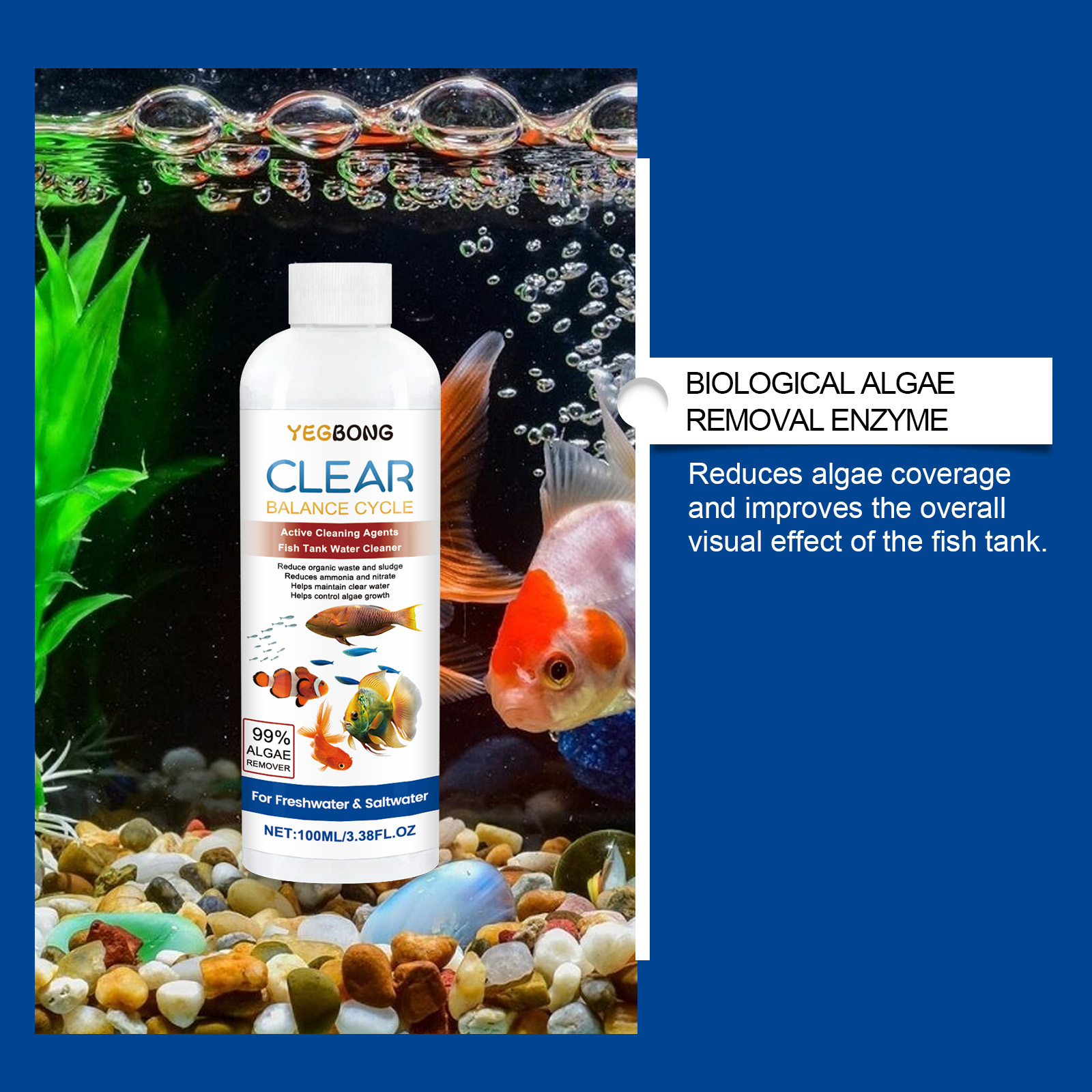 Chiarificateur d'eau d'aquariu - Aquarium Fish Freshwater avis et prix