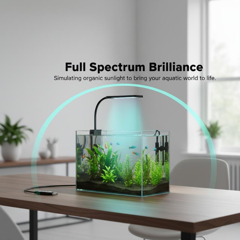 Lampe LED USB à pince pour aqu - Fish Aquarium Home avis et prix