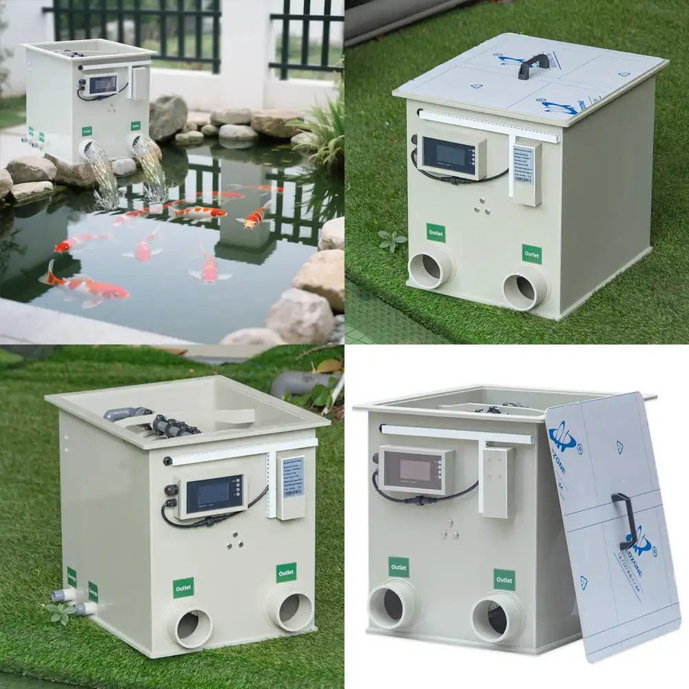 Filtre à tambour rotatif Qihan - Fish Aquarium Home avis et prix