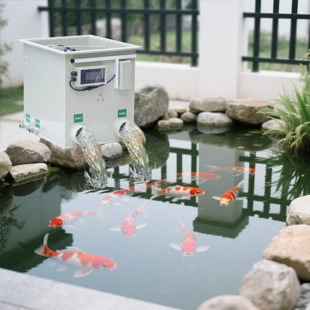 Filtre à tambour rotatif Qihan - Fish Aquarium Home avis et prix