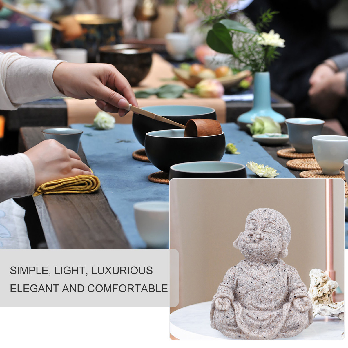1 pièce de statue de Bouddha M - Fish Aquarium Home avis et prix