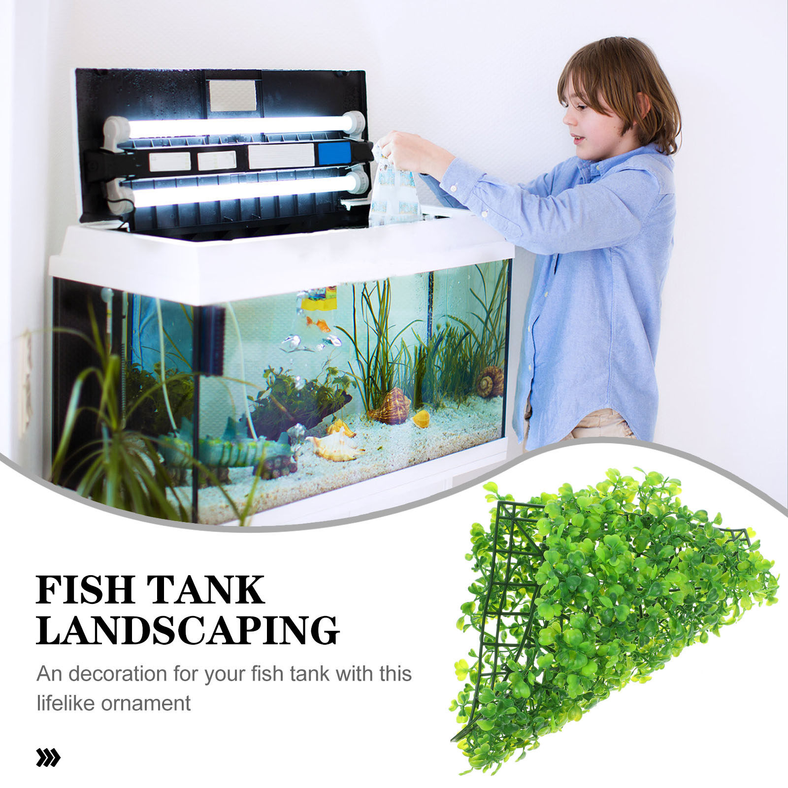 Plantes artificielles réaliste - Aquarium Fish Freshwater avis et prix