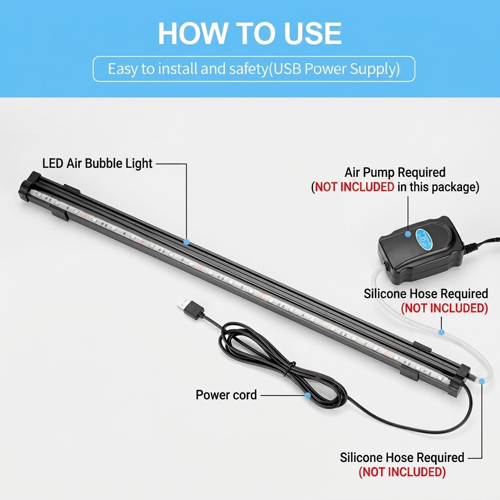 Lampe LED USB pour aquarium, d - Aquarium Led Light avis et prix